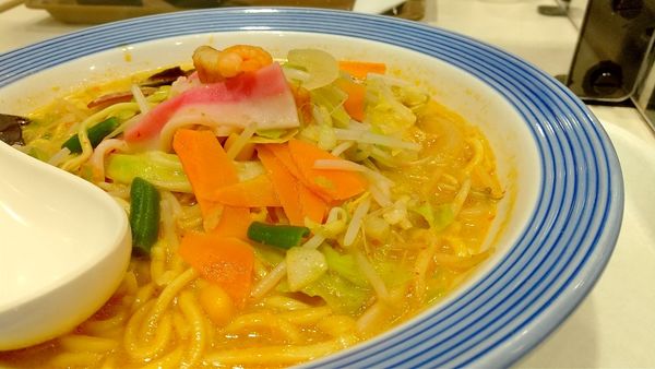 「#ピリカラちゃんぽん #700円」@長崎ちゃんぽん リンガーハット イトーヨーカドー大森店の写真