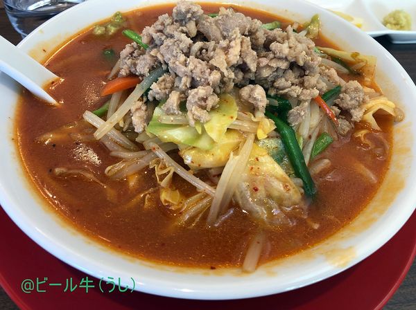 「期間限定　鶏白湯辛味噌タンメン(900円)」@濃厚鶏白湯タンメン まつ井の写真
