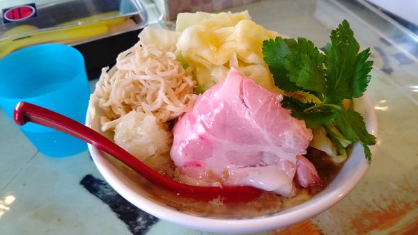 「マルソンらーめん＋野菜」@ハイデン.コッコFACTORYサマンサ・タマサの写真