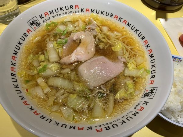 「ライスセット（おいしいラーメン＋ライス）」@どうとんぼり神座 新宿京王モール店の写真