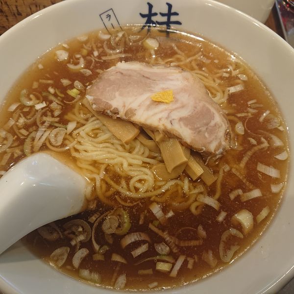 「ラーメン小750円、半チャーハン400円」@煮干しだし醤油ラーメン 桂の写真