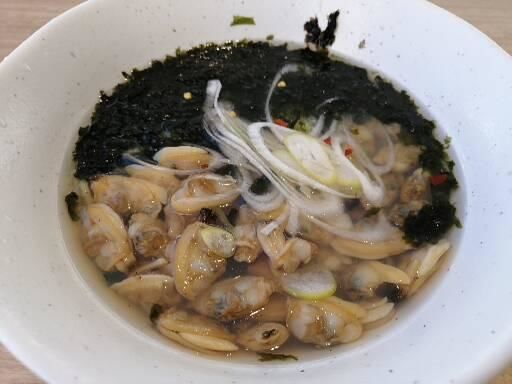 「あさりの塩ラーメン(880)」@らーめん 波市の写真