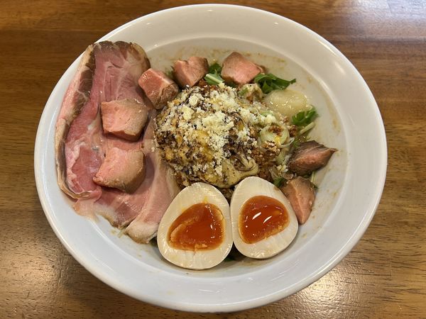 「限定チーズ味噌まぜそばDX1100円」@らぁ麺はうす Sumika0の写真