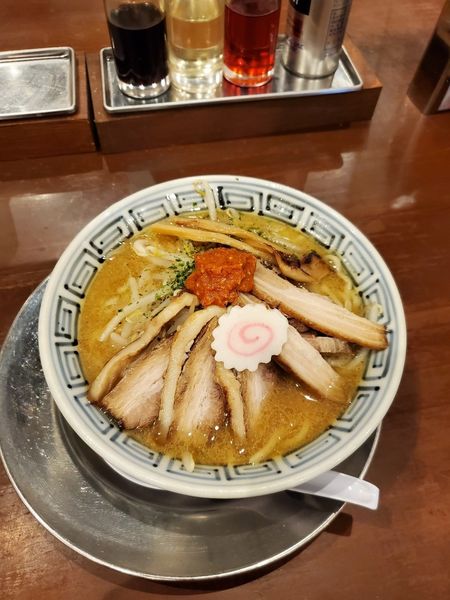 「辛味噌チャーシュー」@ちゃーしゅうや武蔵 エアポートウォーク名古屋店の写真