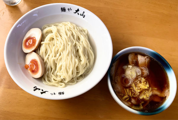 「ゆず昆布水つけ麺 with味玉」@青竹手打ちラーメン 麺や大山の写真