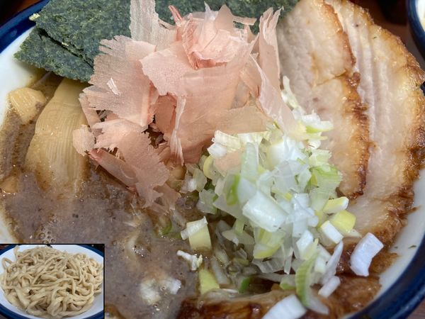 「特製つけめん(中)(あつもり)」@つけめん 玉 本店の写真