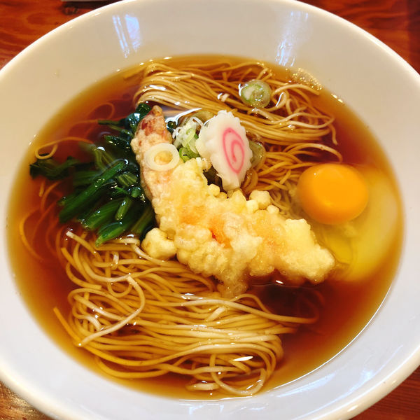 「年越し蕎麦 800円 月見 50円 麺少なめ -50円」@麺＆cafe Coi.Coi.の写真