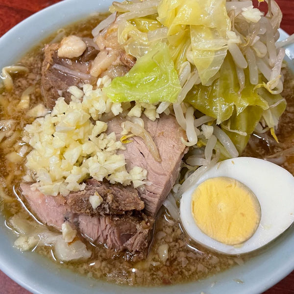 「富士丸ラーメン 麺半分」@ラーメン富士丸 神谷本店の写真