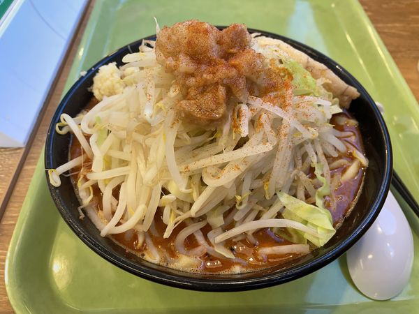 「冬の風物詩埼玉辛い味噌ラーメン（大盛）４辛」@ジャンクガレッジ カインズ羽生店の写真