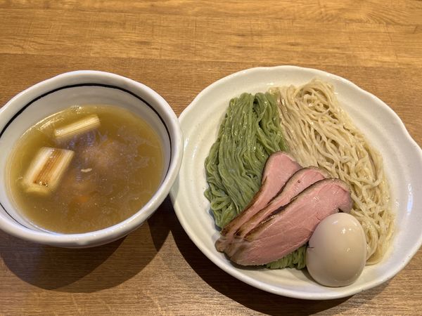 「鴨つけ麺 　塩」@ブーランジェリー ルージュ ロワイヤルの写真
