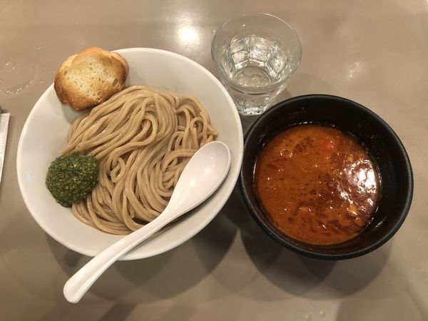「海老トマトつけ麺」@つけ麺 五ノ神製作所の写真