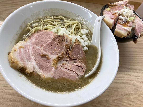 「ニボルケイン（仮）850円＋SCR 250円」@煮干しラーメン ゼクウの写真