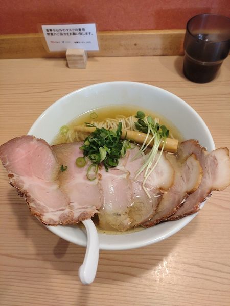 「塩チャーシュー　ストレート麺　大盛」@地鶏らーめん とりじの写真
