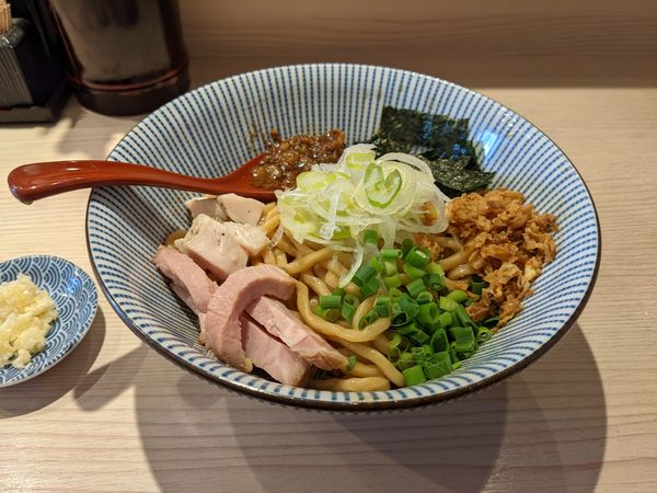 「みたらし醤油の油そば」@長男、もんたいちおの写真