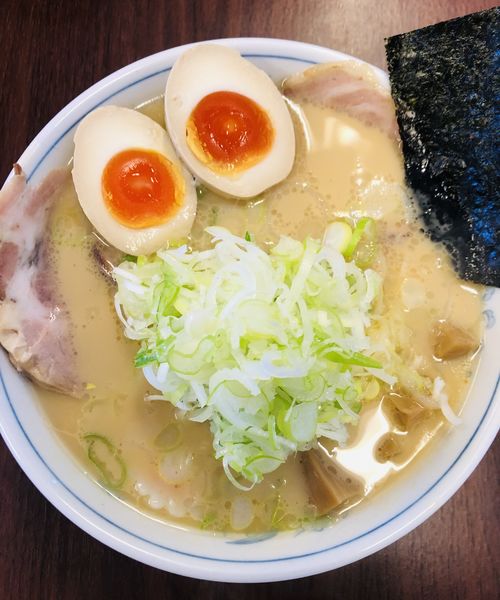 「特製中華そば(ネギ増し) 1000円」@中華そば つしまの写真