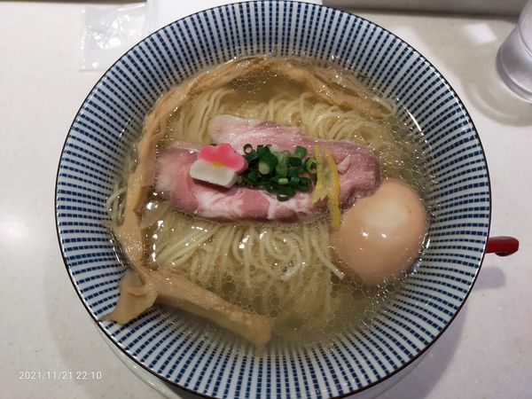 「鯛塩らぁめん」@鯛塩そば 灯花 アトレ上野店の写真