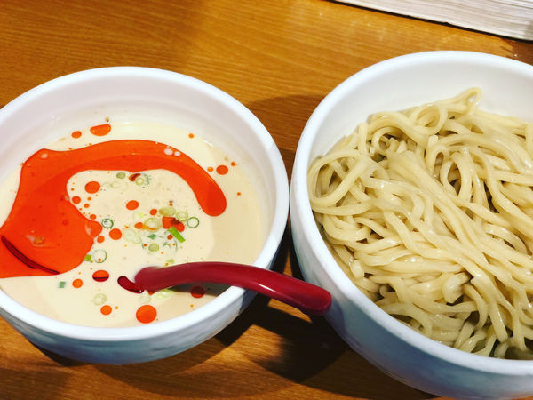 「冷やし坦々つけ麺」@らーめん蓮 三軒茶屋店の写真