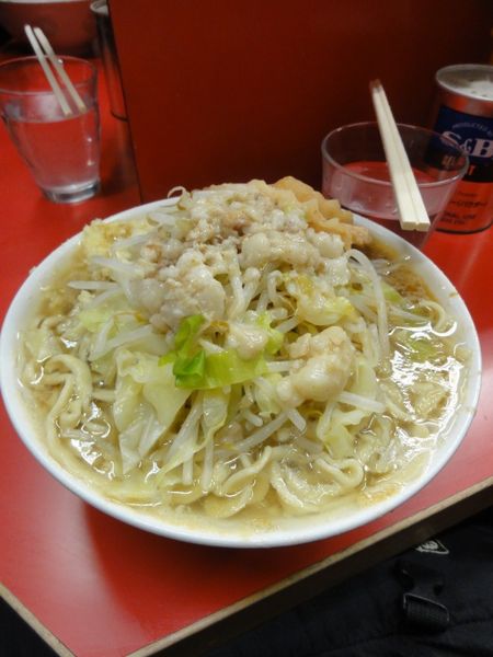 「小600円ニンニク脂」@ラーメン二郎 三田本店の写真
