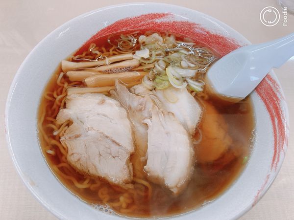 「チャーシュー麺＋ライス」@丸山らーめんの写真