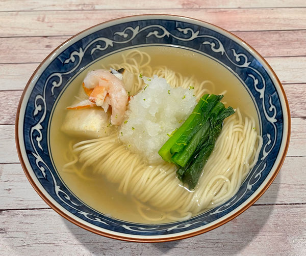 「おろしそば塩（限定）」@世田谷中華そば 祖師谷七丁目食堂の写真