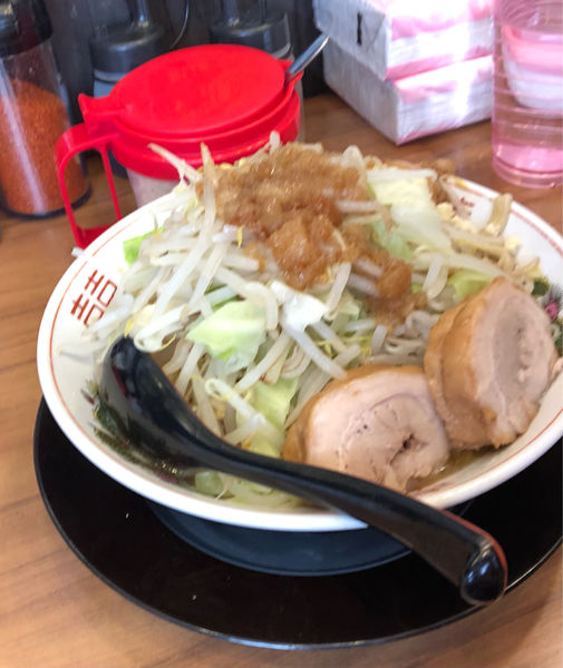 「ラーメンプチ　野菜アブラまし」@ぶっ豚 調布店の写真