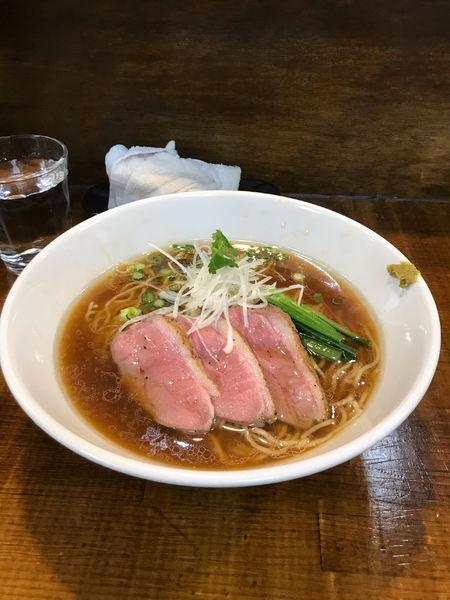 「麟鳳亀龍(鴨出汁の中華そば)醤油」@麺屋 龍の写真