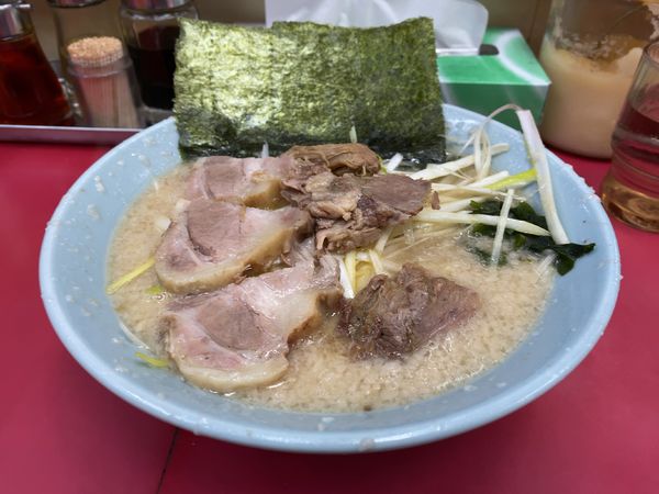 「ネギチャーシュメン840円」@ラーメンショップ 牛久結束店の写真