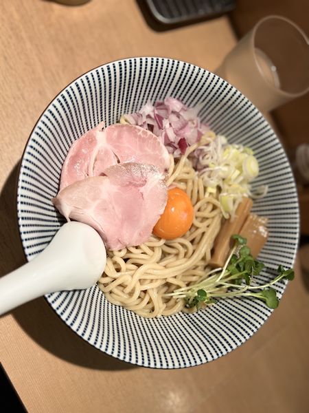 「牛清湯まぜそば800円」@中華そば 流川の写真