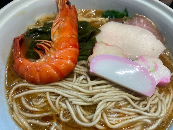 「[限定]海老の味噌らーめん(大)」@らーめん 三極志の写真