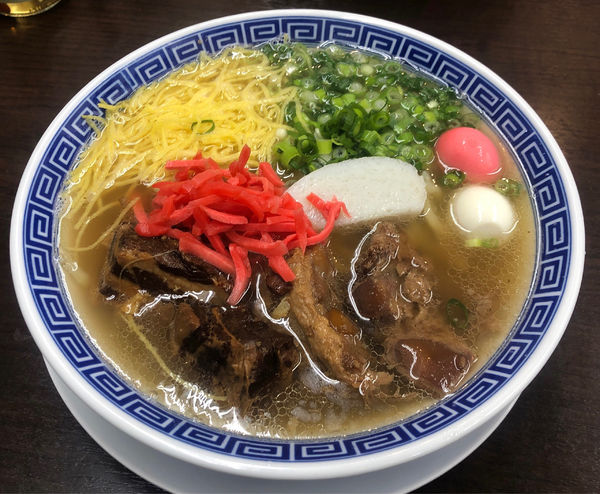 「【限定】ソーキソバ」@中華蕎麦 丸め 東久留米店の写真