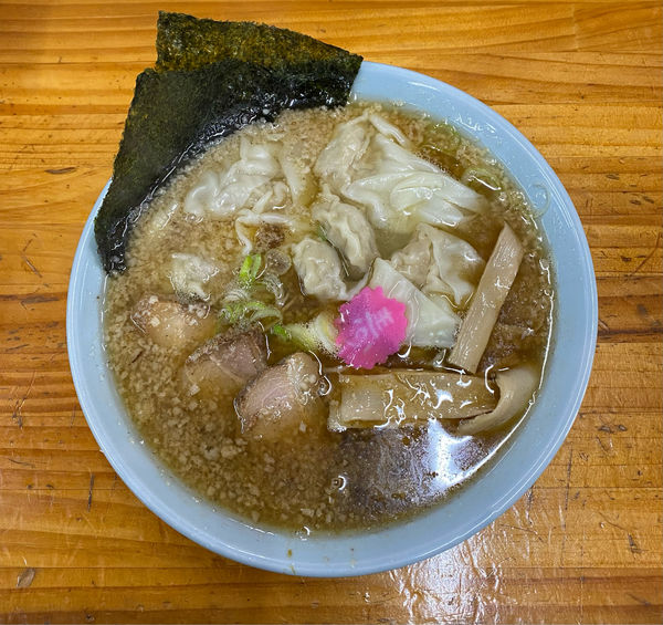 「ワンタンメン(こってり)」@麺や髭おやじの写真