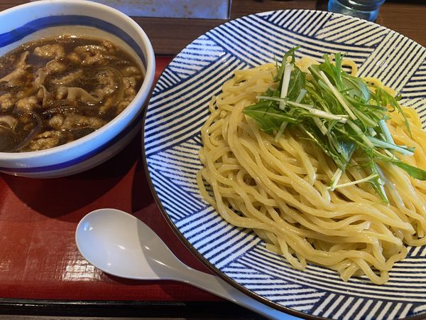 「（黒）肉つけ麺」@優勝軒 熊谷総本店の写真