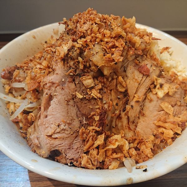 「汁なし900円」@夢を語れ 岐阜の写真