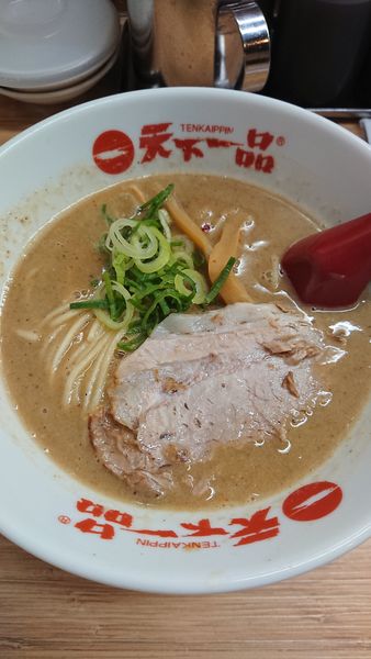 「瀬戸節ラーメン+鶏唐揚げ(5ヶ)」@天下一品 岡山大供店の写真
