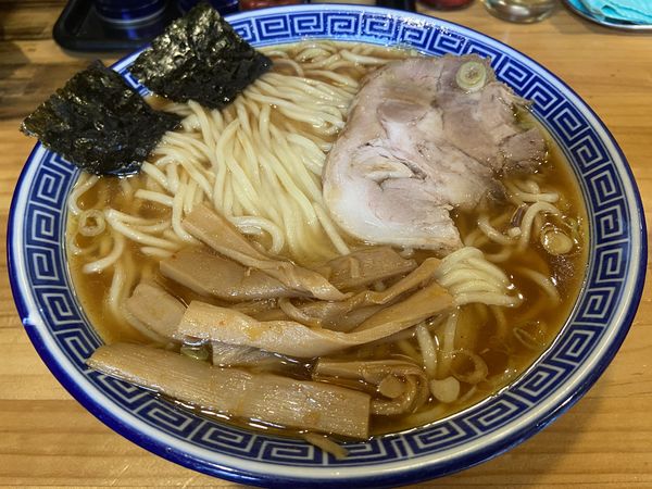 「中華そば（中盛）」@魂の中華そばの写真