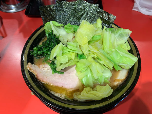 「チャーシューメン並＋キャベツ（すべて普通）」@環2家 蒲田店の写真