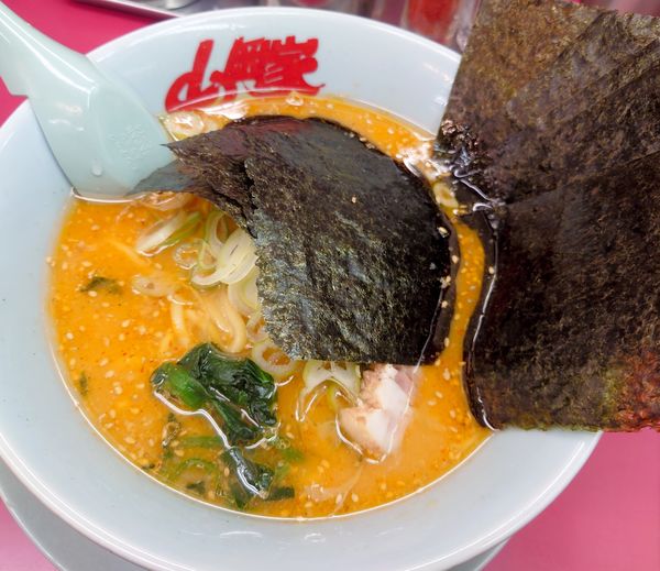 「特製味噌ラーメン790円　海苔5枚（Lineクーポン）」@ラーメン山岡家 春日部店の写真
