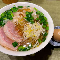 鴨ワンタン麺＋煮卵