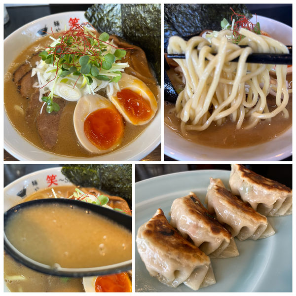 「【正月限定】特製伊勢海老味噌ラーメン1050円 餃子350円」@麺や 笑 ～Sho～の写真