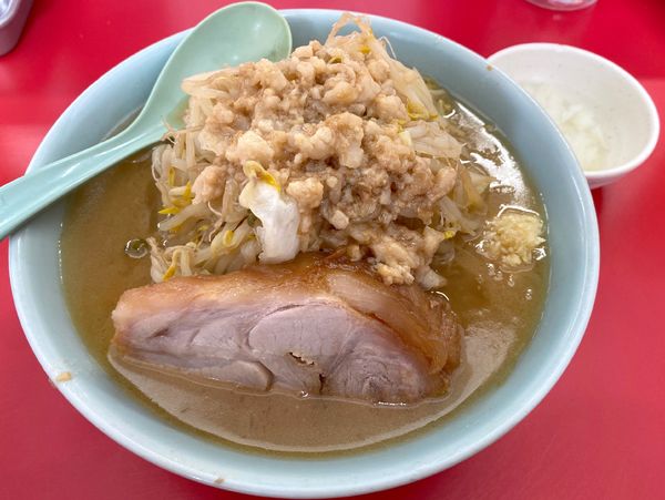 「ラーメン 800円 ※麺半分」@ラーメン すくえ屋の写真