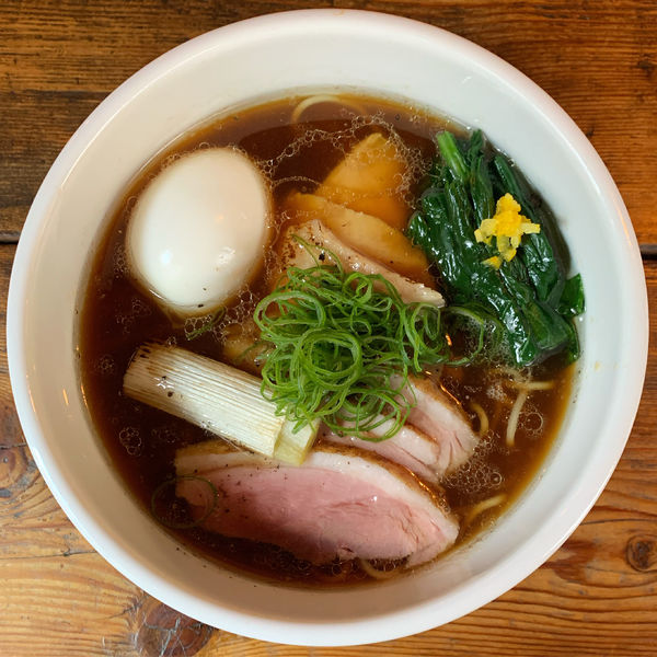 「【限定】特製合鴨の中華そば 醤油」@麺処 図鑑の写真