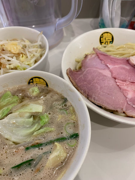 「濃菜つけ麺 中盛 ジロベジ」@濃菜麺 井の庄 荻窪店の写真