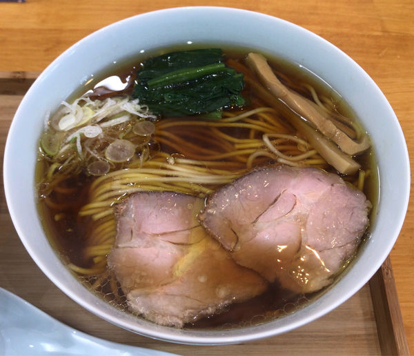 「醤油そば弦乃月ブレンド（800円）」@自家製麺と定食 弦乃月の写真