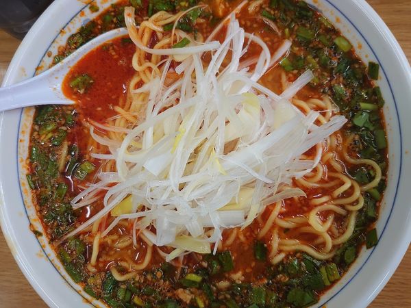 「ニラそば　４辛　大盛」@福しん 大山駅前店の写真