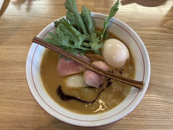 「限定・鴨白湯1000円」@麺 㐂色の写真