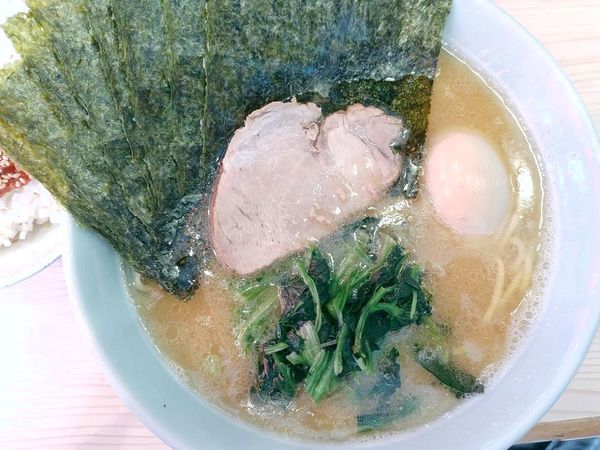 「らーめん＋のり＋半熟玉子」@家系 武の極みの写真