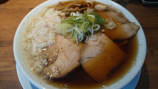 「背脂中華そば・小(¥820)」@煮干し中華そば 小松屋の写真