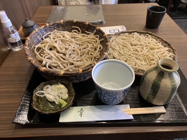 「二種のせいろ（1050円）」@戸定そば 幸の写真