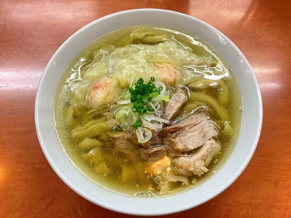 「海老ワンタンメン+大盛」@日陰の写真
