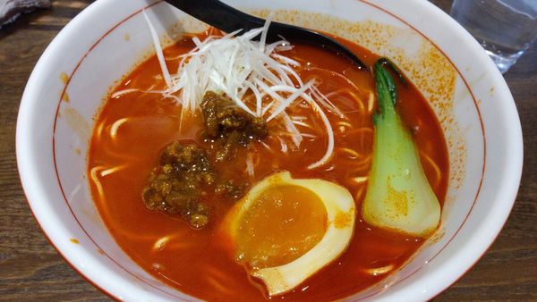 「がらくラーメン５辛」@がらくの写真